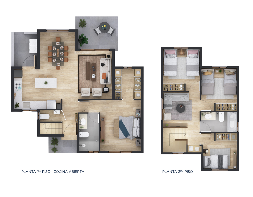 Planta Casa Tipo C Abierta