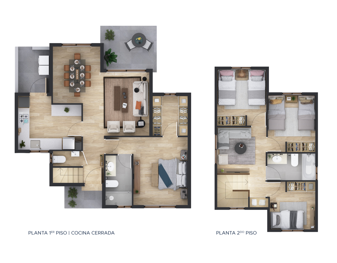 Planta Casa Tipo C Cerrada